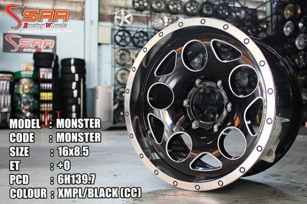 ล้อใหม่ MONSTER ขอบ16 6H139.7 ราคาพิเศษ