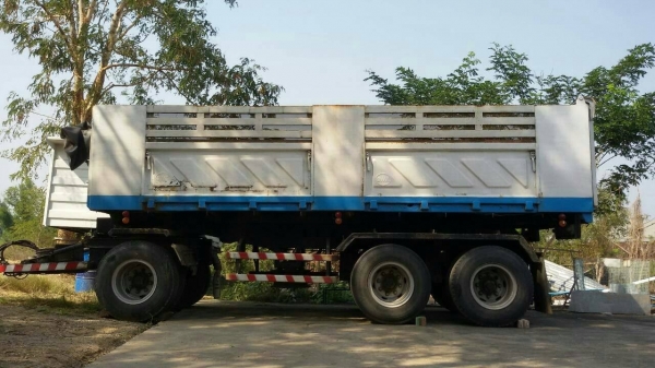 ขายลูกพ่วง สามเพลาแท้ กระบะเหล็กดั๊มสามมิตร รถปี 50