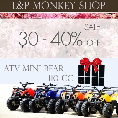 ราคาถูก 23000 บาท แต่มีสิ่งพิเศษมากมา ATV MINI รุ่นใหม่ล่าสุด 110cc มีสวิทไฟบอกเกียร์ สุดพิเศษ โปรโมชั่นนี้พิเศษจริงๆ กับ ปี2559