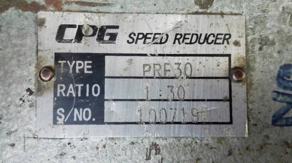 ชุดเกียร์ทดกำลัง TPG FUKUTA 3 HP 380V เบอร์ 120 ทด 1:30 สภาพสวยวิ่งเงียบพร้อมใช้มาเทสก่อนได้.