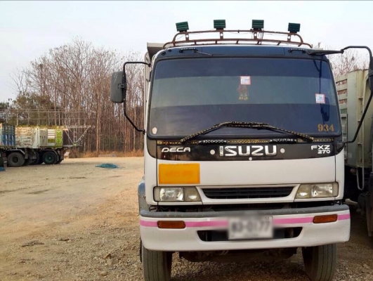 ขายรถบรรทุก ISUZU เครื่อง270 แรง ปี 45 กระบะดัมพ์สามมิตรเปลี่ยนแผงข้าง มีระบบลากพ่วง รถพร้อมใช้งาน