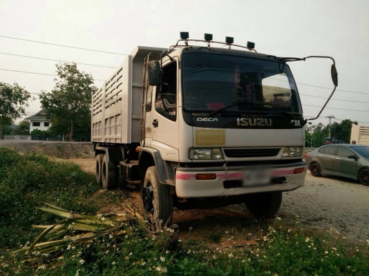 ขายรถบรรทุก ISUZU เครื่อง270 แรง ปี 45 กระบะดัมพ์สามมิตรเปลี่ยนแผงข้าง มีระบบลากพ่วง รถพร้อมใช้งาน