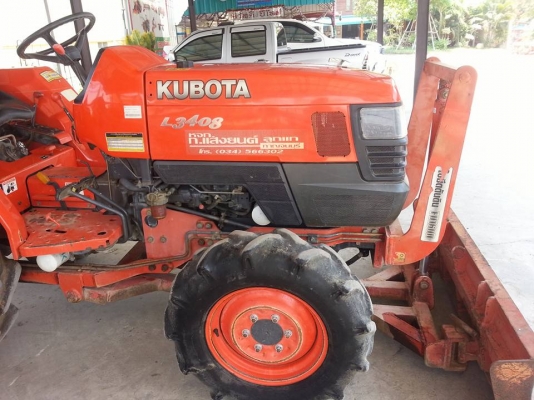 คูโบต้า L3408 4 WD พร้อมใบมีดดันหน้า ...เล่มทะเบียนพร้อม