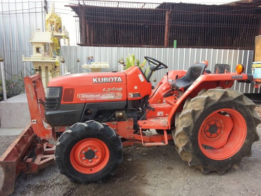 คูโบต้า L3408 4 WD พร้อมใบมีดดันหน้า ...เล่มทะเบียนพร้อม