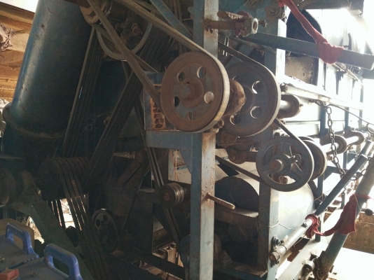 ขายรถนวดข้าว ทะเลทอง 6 ฟุต เครื่อง hino ec100