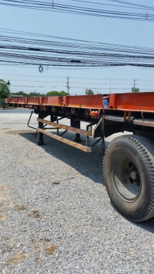 หาง เทนเลอร์ ปี46 พื้นเรียบ 3เพา สามมิตแท้ ยาว 12.50ม สภาพดีช่วงล่างเเน่น พร้อมใช้งาน ทะเบียนพร้อมโอน