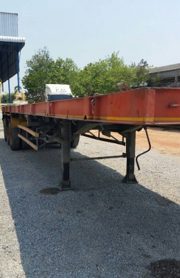 หาง เทนเลอร์ ปี46 พื้นเรียบ 3เพา สามมิตแท้ ยาว 12.50ม สภาพดีช่วงล่างเเน่น พร้อมใช้งาน ทะเบียนพร้อมโอน