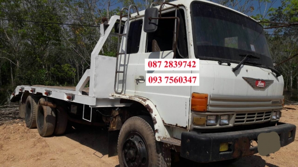 ขายรถเทนเลอร์บรรทุกแบคโฮ 10 ล้อ 2 เพลา