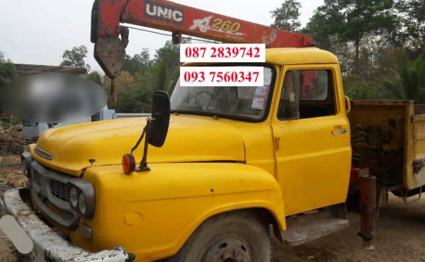 ขายรถ 6 ล้อ กระบะบรรทุกติดเครน