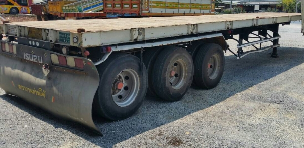 หาง เทนเลอร์ ปี55 สามมิตแท้ พื้นเรียบ 3เพา ยาว12.50ม สภาพดีสวยพร้อมใช้งาน ทะเบียนพร้อมโอน