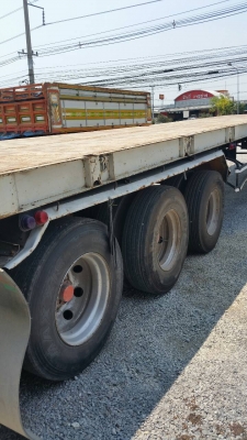 หาง เทนเลอร์ ปี55 สามมิตแท้ พื้นเรียบ 3เพา ยาว12.50ม สภาพดีสวยพร้อมใช้งาน ทะเบียนพร้อมโอน