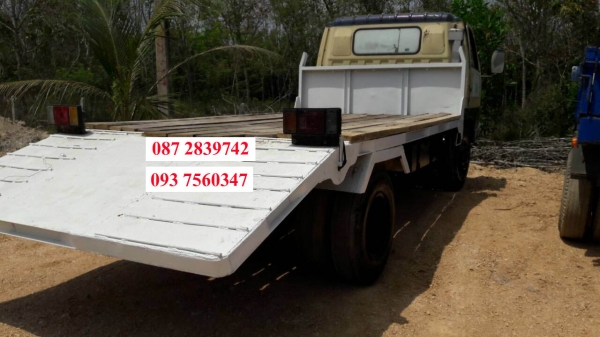 ขายรถเทนเลอร์บรรทุกแบคโฮ 6 ล้อ ISUZU