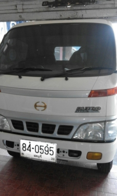 จองแล้ว☆ลูกค้านนทบุรี่จองแล้วครับ☆สี่ล้อ ฮีโน่ DUTRO ปี05 WO4D 120โบว์อินเตอร์ ช่วงยาว 3.20ม สภาพดีสวยกริ๊ปบางเดิมทั้งคัน ทะเบียนพร้อมโอน