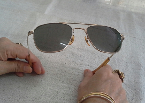 แว่นตาเสืออากาศ ตัวบิดา!  AO American Optical USA 24K