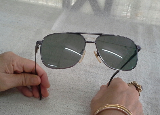 แว่นตาไททาเนียมบริสุทธิ์/แบรนด์ดังฝรั่งเศส L'OFFICIEL PARIS made in Japan  บิ๊กไซซ์!