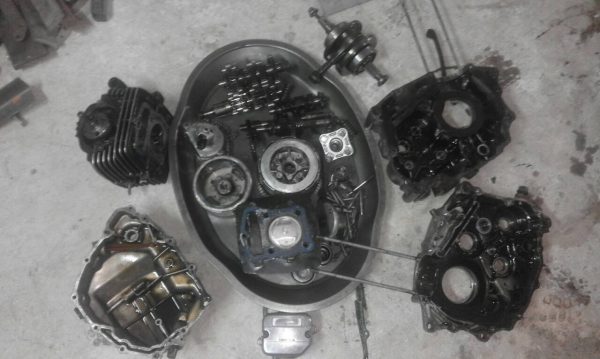 ระเบิดเครื่อง honda wing