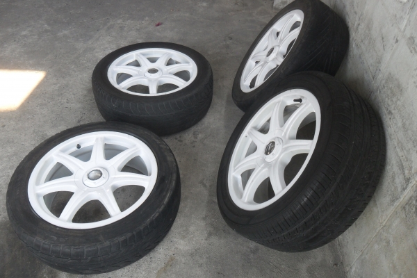 Lensoแท้ ขอบ17นิ้ว5รู100/114 พร้อมยาง สวยๆ 4 ล้อ ราคา 7500 บาท