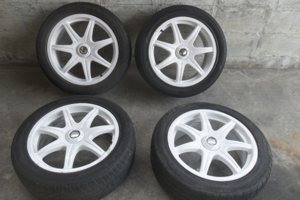 Lensoแท้ ขอบ17นิ้ว4รู100/114 พร้อมยาง สวยๆ 4 ล้อ ราคา 7500 บาท