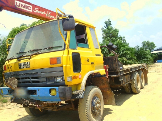 รถนิสสัน 10 ล้อ 320 / ติดเครน 3 ตัน.  230 แรงม้า. , ( รถ 2 เพลา. )      สนใจติดต่อ  081 - 6079515