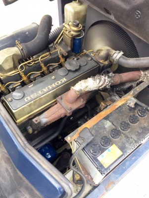 -:-*&bull;*ข า ย ร ถ ย ก นำ เ ข้ า*&bull;*-:-KOMATSU FD25-11 เครื่องดีเซล เสาสูง5เมตร เกียร์ธรรมดา สนใจติดต่อ083-062-0223(ปอนด์)