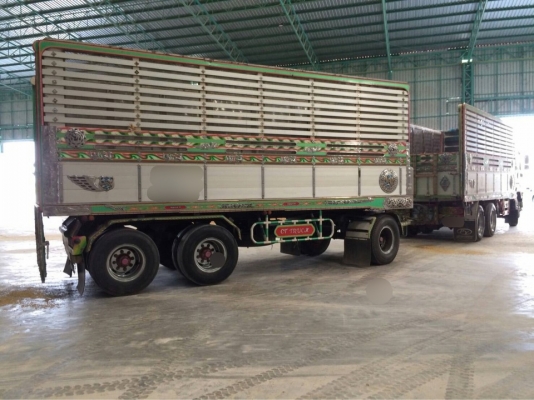 ขาย ISUZU 360 พ่วงแม่ลูก กระบะเนียมคอกเกษตรดั๊ม รถปี 53