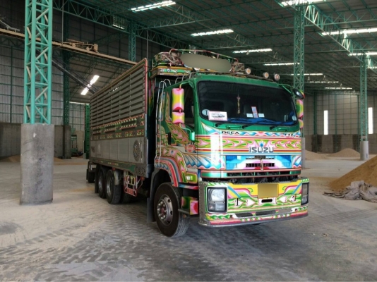 ขาย ISUZU 360 พ่วงแม่ลูก กระบะเนียมคอกเกษตรดั๊ม รถปี 53