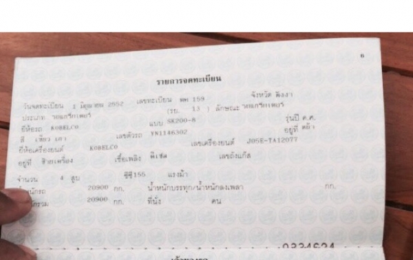 ขาย แม๊คโค. Kobako.  Makr 6.  Yn.  11ปี 2002 10500 ชัวโมง รถชัวล้าง ทำไหม่ หมด  เอวแน้น. เครืองีปั้มดี ไม่มี โลด. สวย ราคา. เปิดที่ 1450000 ติดต่อ. ผู้พัน ก้อง