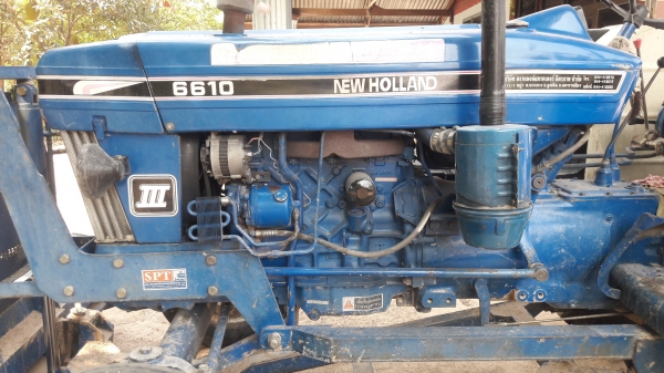 ขายรถไถ ฟอร์ด 6610 เสื้อลาย 1 เพลา พร้อมใบมีด ผาน 7 โรตารี KMT 220 ต่อรองราคาได้นะครับ