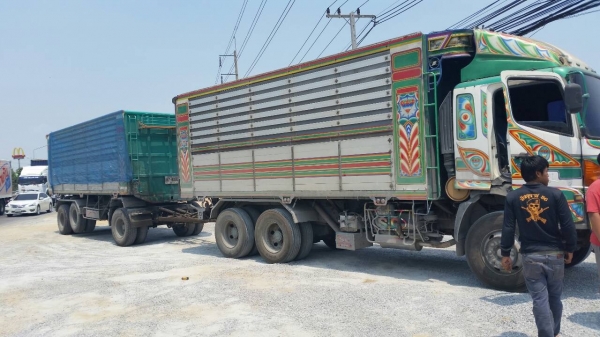 ขายรถพ่วงดัมพ์ HINO เครื่อง 380 แรง ปี 53 แม่ลูกดั้มมิเนียมอู่ซุ่นชัย ลูก 3 เพลา รถสวยพร้อมใช้งาน สดและผ่อน