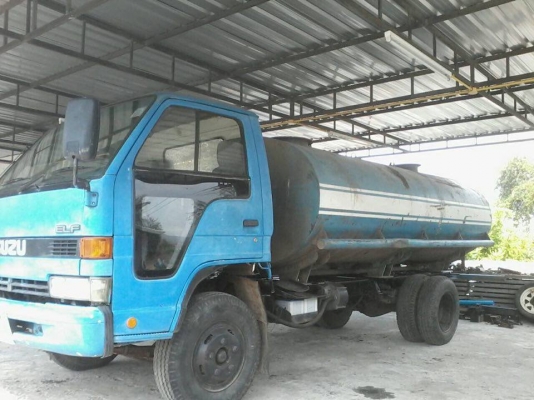 รถบรรทุกน้ำ 6 ล้อ ISUZU NPR เครื่อง 4BD1 115 แรง