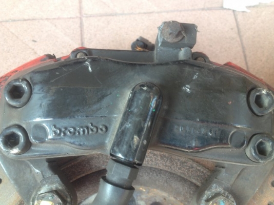 ปั้มพร้อมจาน BREMBO เบ้นเเท้จาน330หนา30มิลเก่าญี่ปุ่นเเท้สภาพดีผ้าเบครพอได้