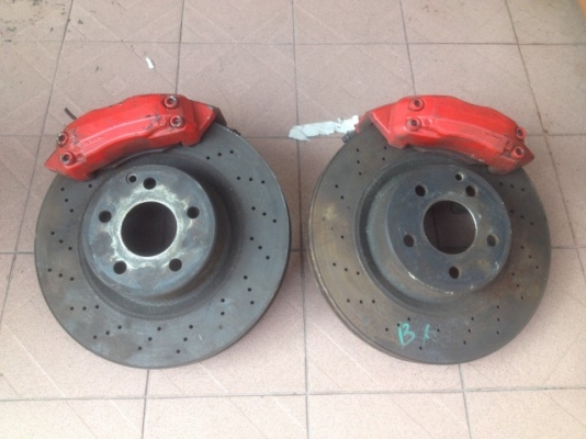 ปั้มพร้อมจาน BREMBO เบ้นเเท้จาน330หนา30มิลเก่าญี่ปุ่นเเท้สภาพดีผ้าเบครพอได้