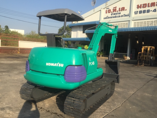 รถขุด Komatsu PC45R-8 มือสองนำเข้าจากญี่ปุ่น ทำสีใหม่