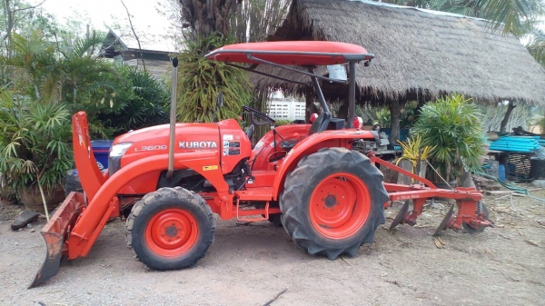 L3608 ดันหน้า+ผานหลัง+โรตารี่ รถสวยพร้อมใช้งาน