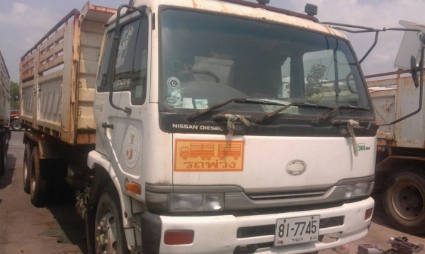 ขายรถบรรทุกพ่วงดั้มแม่ลูกNISSAN UD CWA214 เครื่อง 260แรง หัวบางยางดี ขายรถบรรทุกพ่วงดั้มแม่ลูกNISSAN UD CWA214 เครื่อง 260แรง หัวบางยางดี