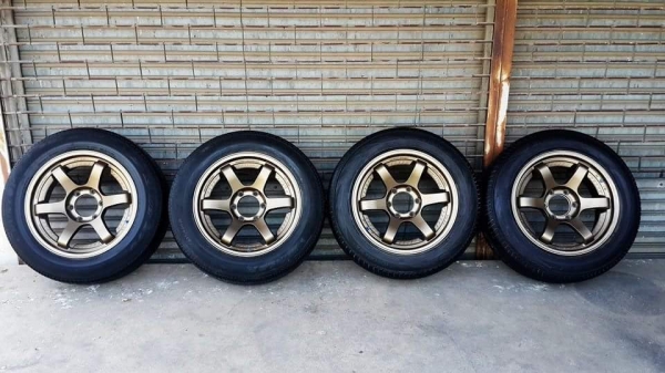 TE37 ขอบ 18 6รู แถมยาง