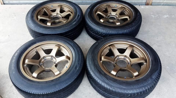 TE37 ขอบ 18 6รู แถมยาง