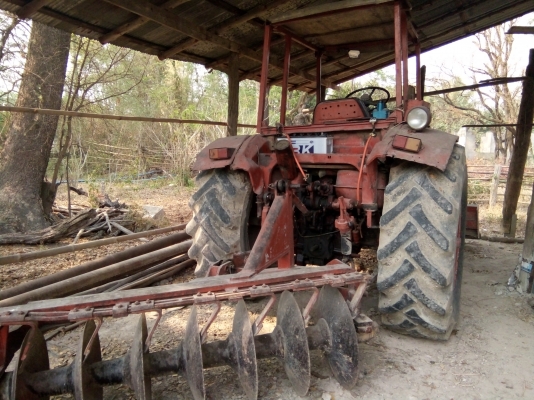 รถไถแมกซี้ MTZ 570 ทำงานปกติดันหน้าผานหลัง