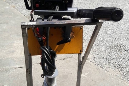 เครื่องเรือ Yamaha 8แรง 2จังหวะ หาง21 สตาร์ทไฟฟ้า เก่าญี่ปุ่น