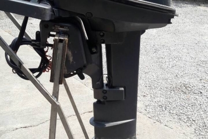 เครื่องเรือ Yamaha 8แรง 2จังหวะ หาง21 สตาร์ทไฟฟ้า เก่าญี่ปุ่น