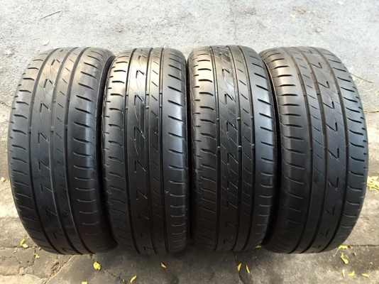ขายยาง BRIDGESTONE ECOPIA EP200 185-55-15 ปี13 ดอกหนายางนิ่ม ใช้งานได้อีกนาน ชุดละ 3,000 บาท