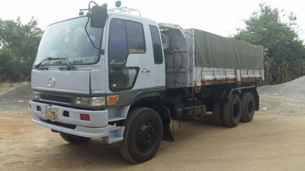 ขาย10ล้อพ่วง HINO FM 2K 260เครื่องเดิม แชชซีสวย ลูก2คาน ดัมพ์หินทราย แม่ลูก เอกสารพร้อม
