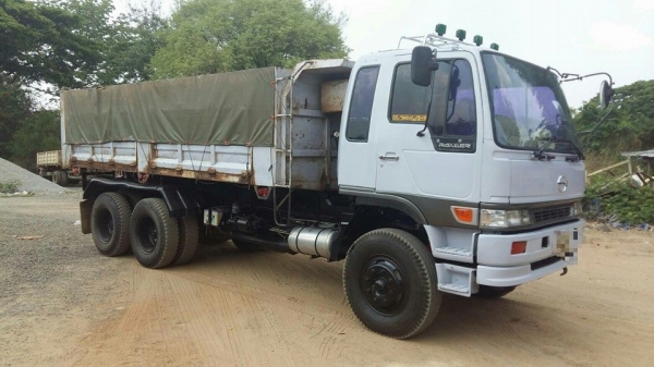 ขาย10ล้อพ่วง HINO FM 2K 260เครื่องเดิม แชชซีสวย ลูก2คาน ดัมพ์หินทราย แม่ลูก เอกสารพร้อม