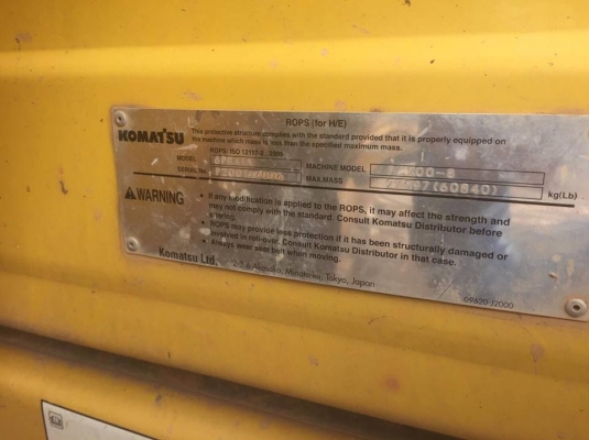 รถขุด PC200-8 รถทำงาน 3329 ชม. สวยเต็ม เอกสารเล่มพร้อม