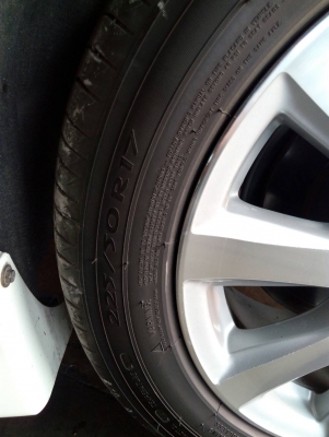 225/50R17 MICHELIN PRIMACY 3st มี 2 เส้น  tel.081-427-3941 ไอดีไลน์ 0814273941