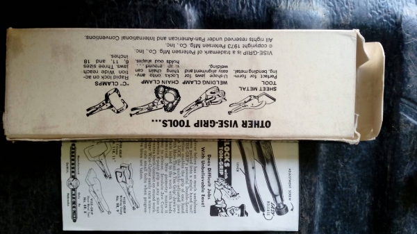 ขายคีมล็อกVISE-GRIP Made in USA.งานเก่ารุ่นสองแถวงานสะสม ขายคีมล็อกVISE-GRIP Made in USA.งานเก่ารุ่นสองแถวงานสะสม
