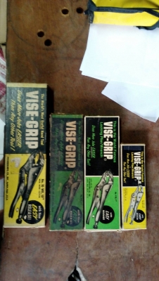 ขายคีมล็อกVISE-GRIP  Made in USA.งานเก่ารุ่นสองแถวงานสะสม