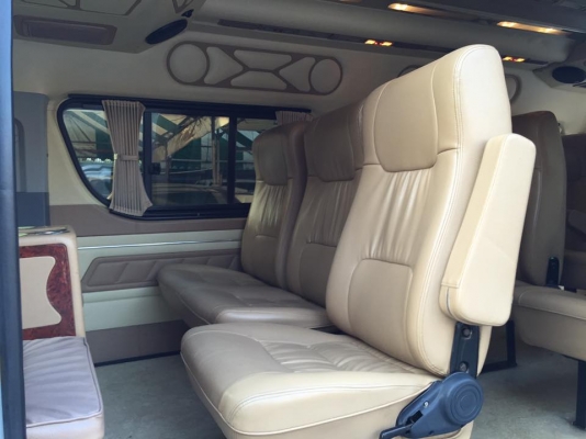 โทร 0922726669 ตันหยงเบสท์รถตู้ฝั่งธน COMMUTER ปี 2008 ดีเซลล์ แต่งวีไอพี แอร์บัส เบาะหนัง 3 แถว ราคา 769,000 บาท