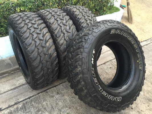 ยางBridgestone M/T 265/75/16 สภาพใหม่ ใช้น้อย 4เส้น