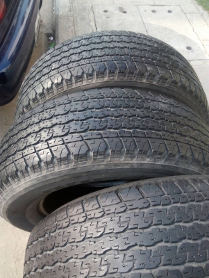 255/65R17 BRIDGESTONE DUELER ไม่มีปะ ชุด 4 เส้น tel.081-427-3941 ไอดีไลน์ 0814273941